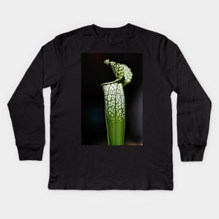 Green Pitcher Plant Study Kids Long Sleeve T-Shirt